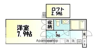 POPOLARE【1階】の間取り