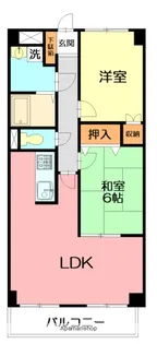 クレール見取【4階】の間取り