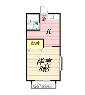 若草ハイツ【1階】の間取り