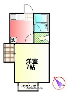 ハイムベルモア【2階】の間取り