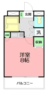 ル・シェルキタカド【2階】の間取り