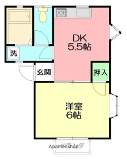 エスポアール伊勢原【1階】の間取り