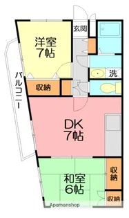 コシミズビル【2階】の間取り