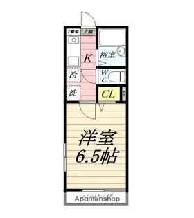 エクレールK花水台【1階】の間取り