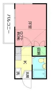 ポルテシャンス【1階】の間取り