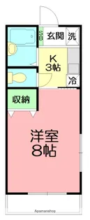 ポヌール湘南B【2階】の間取り