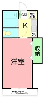 ハイム カープ【205号室】の間取り