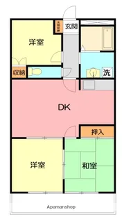 サニーレジデンス平塚Ⅱ【1階】の間取り