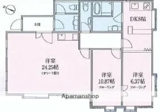 第7明智ビル【3階】の間取り