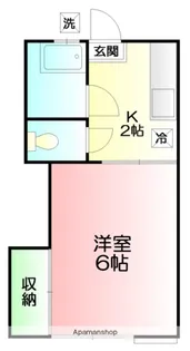 今井ハイツB棟【2階】の間取り