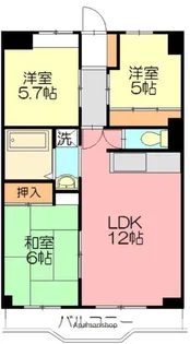富士スカイハイツ【4階】の間取り