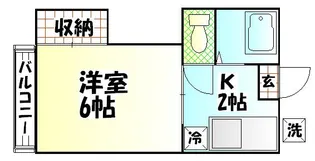 第2グリーンハウス【2階】の間取り