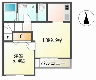 サン・ミロー【00202号室】の間取り