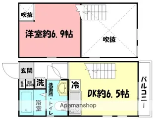 エスプラナード湘南海岸【2階】の間取り