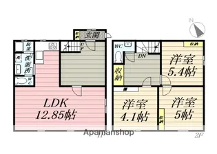 テラスフルール【1階】の間取り