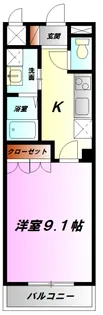 ローザ オノモン【2階】の間取り