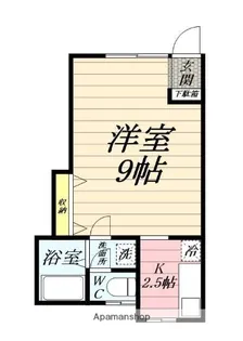 ノーブル富水【1階】の間取り
