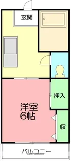 ドミール五番館【2階】の間取り