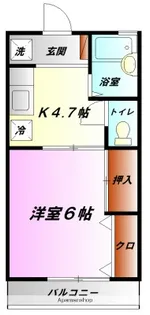 ドミール五番館【2階】の間取り