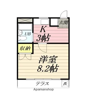 コーワ3【1階】の間取り