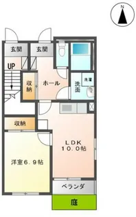 サンタプレイス【1階】の間取り
