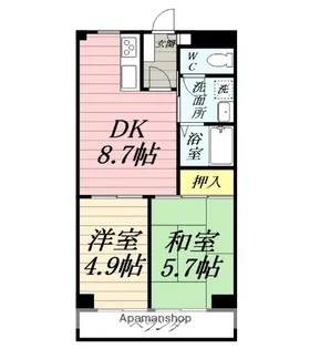 プライムK【3階】の間取り