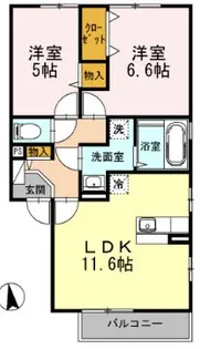 WIT小田原【2階】の間取り