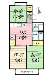 ストーンリバーA棟【2階】の間取り