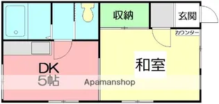 神奈川県小田原市蓮正寺【テラスハウス】の間取り