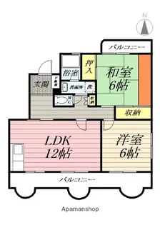 リヴェール鶴嶺【3階】の間取り