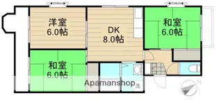 キングレジデンス浜竹【3階】の間取り