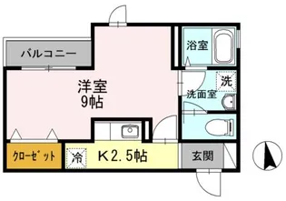 アルウス湘南【3階】の間取り