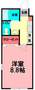 PALMCOVE湘南【2階】の間取り