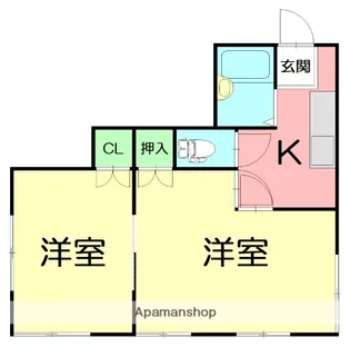 ベルハイム【2階】の間取り