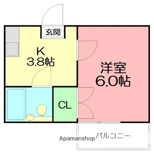 DMハイツ【2階】の間取り