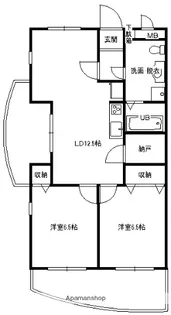 フォルトゥーナ【3階】の間取り