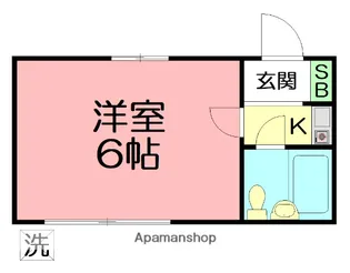 ヒルズ湘南【1階】の間取り