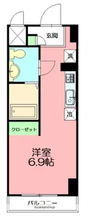 カレッジテラス東海大学前A棟(食事付)【2階】の間取り