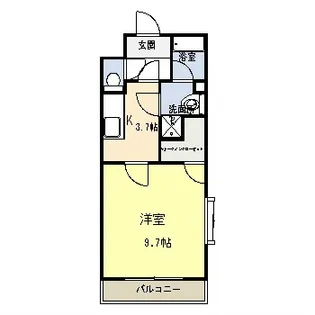 ブロッサム【302号室】の間取り