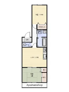 アルカディア湘南Ⅱ【2階】の間取り