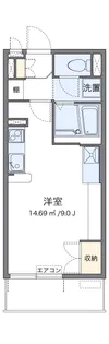 ミランダばうレジデンス湘南【3階】の間取り