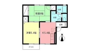 サニーコート湘南【1階】の間取り