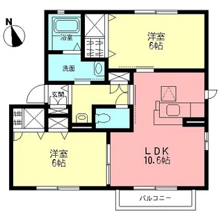プランドールK Ⅰ【1階】の間取り
