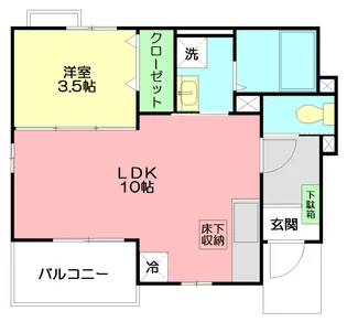 STAR C【1階】の間取り