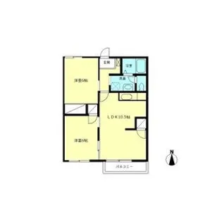 メゾン・MB【201号室】の間取り