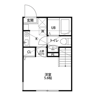 ラ・ポルト桜ヶ丘【2階】の間取り