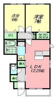 サン・ルミエ【1階】の間取り