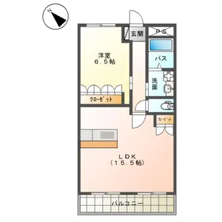 スカイヒルズ【00401号室】の間取り