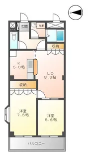 アールヴヘイム【2階】の間取り