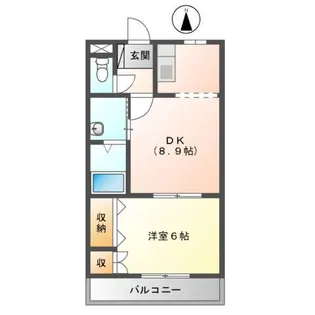 ルピナス【2階】の間取り